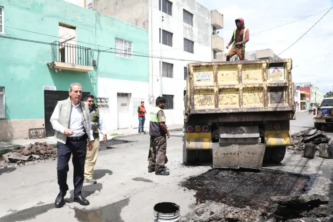 Ayto Pue Bacheando Puebla Col Santa Cruz Los Angeles