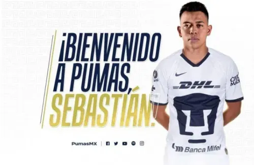 Pumas anuncia a Sebastián Saucedo como su primer refuerzo