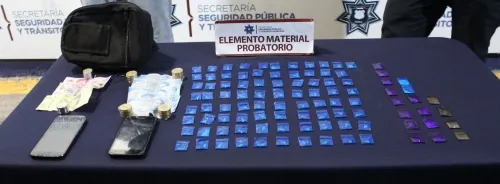 Aseguró SSPTM de Puebla alrededor de 100 dosis de posible droga
