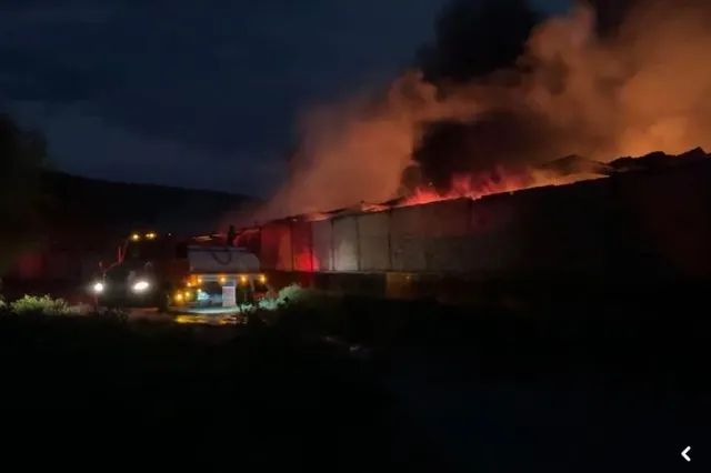 Incendio en Santiago Miahuatlán