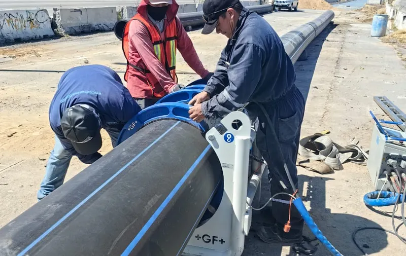 Para más agua en las colonias del sur, será puesta en operación la nueva línea de conducción del “Acuaférico”