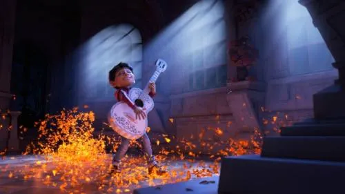 Invitaron a abuelitos de Oaxaca al cine para ver “Coco”