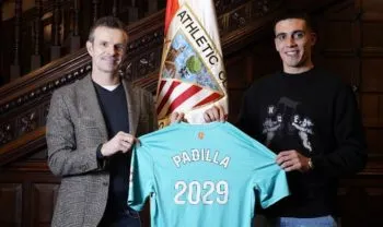Athletic de Bilbao renueva a Alex Padilla hasta 2029; llegará a préstamo con Pumas