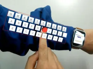 Crean un ‘teclado virtual’ que se proyecta sobre el brazo