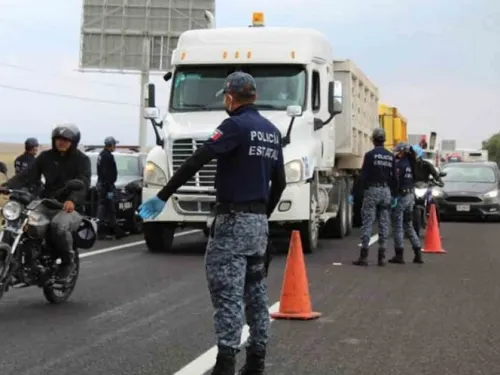 Reportan contagio de Covid-19 en 4 policías en Hidalgo, aíslan a 16