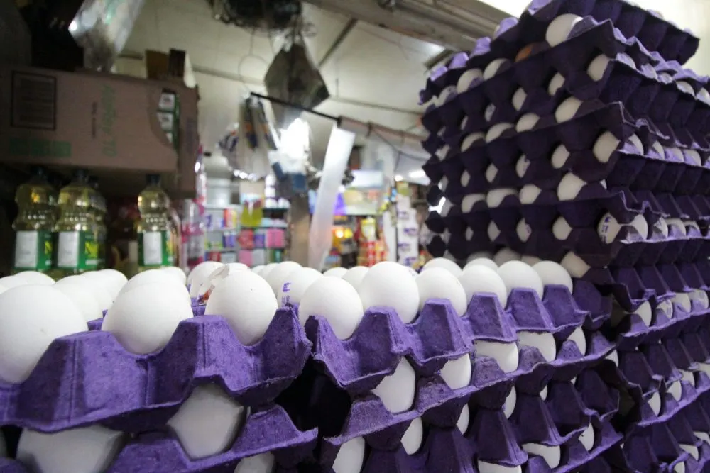 ¡Huevos…!, a más de $50 el kilo en México