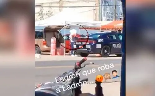 Captan a Policía Federal comprando huachicol