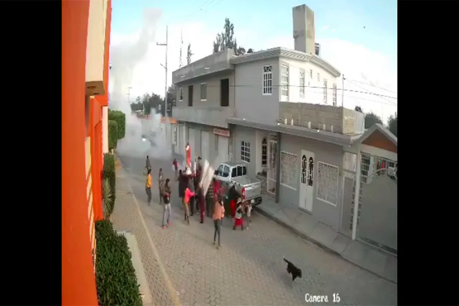 Explosion Pirotecnia Yehualtepec