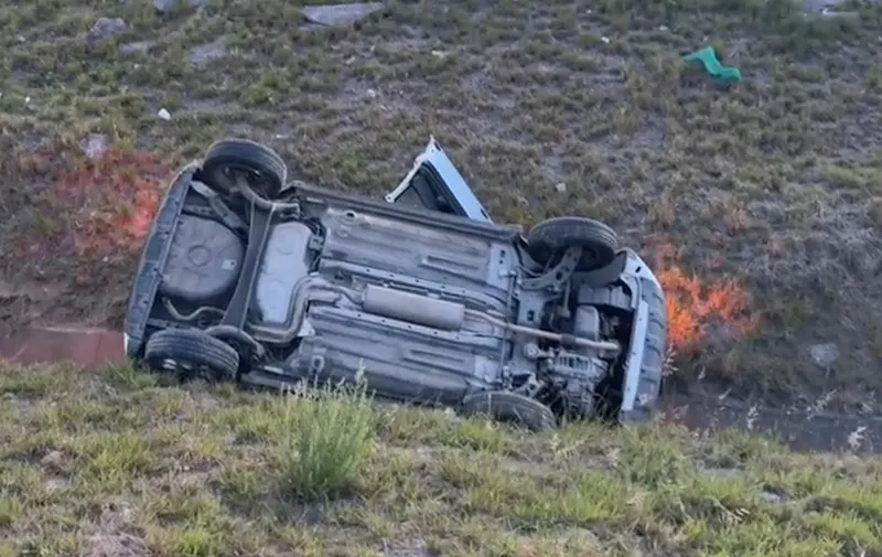 Choque y volcadura colapsan el tráfico en el Periférico Ecológico y la autopista México-Puebla