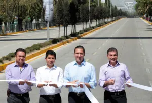 RMV y ERP entregan modernización del Hermanos Serdán con concreto hidráulico