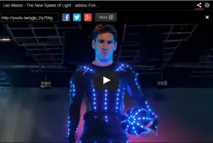 VIDEO: Adidas ilumina habilidad de Messi