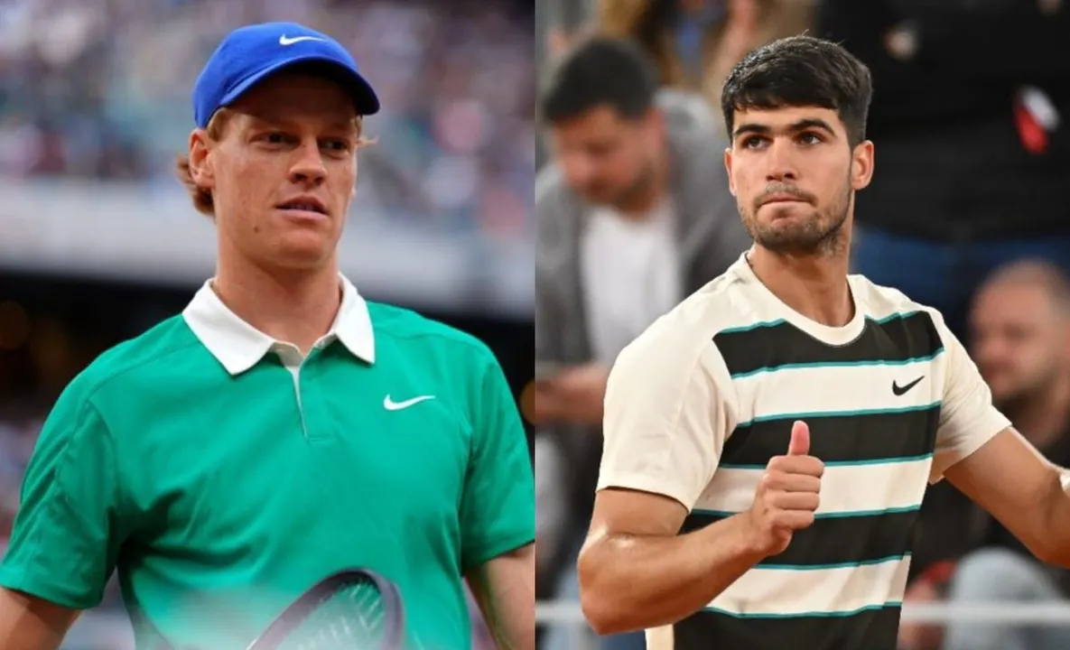 Jannik Sinner y Carlos Alcaraz