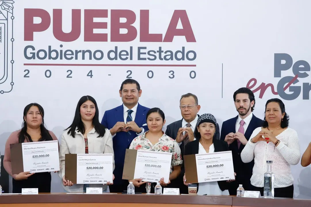 Puebla impulsa a migrantes repatriados con proyectos productivos y empleo comunitario
