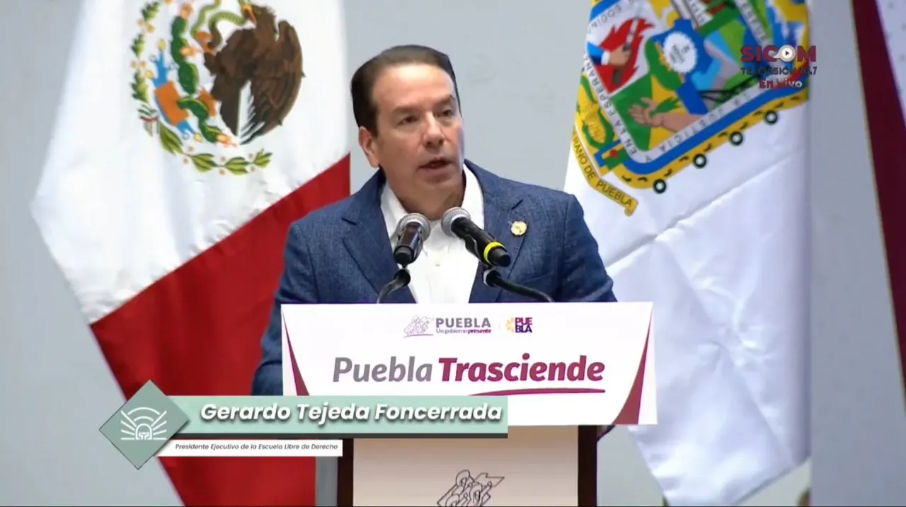 Gerardo Tejeda Foncerrada, presidente ejecutivo de la Escuela Libre de Derecho de Puebla