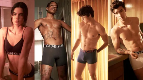 Kendall Jenner modela para Calvin Klein junto a Shawn Mendes y Noah Centineo