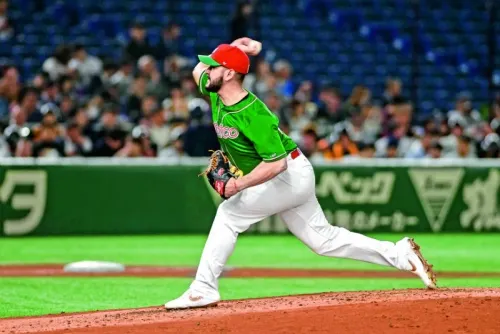 Juan Castro, mánager de la Selección de beisbol, habló de la derrota contra Japón