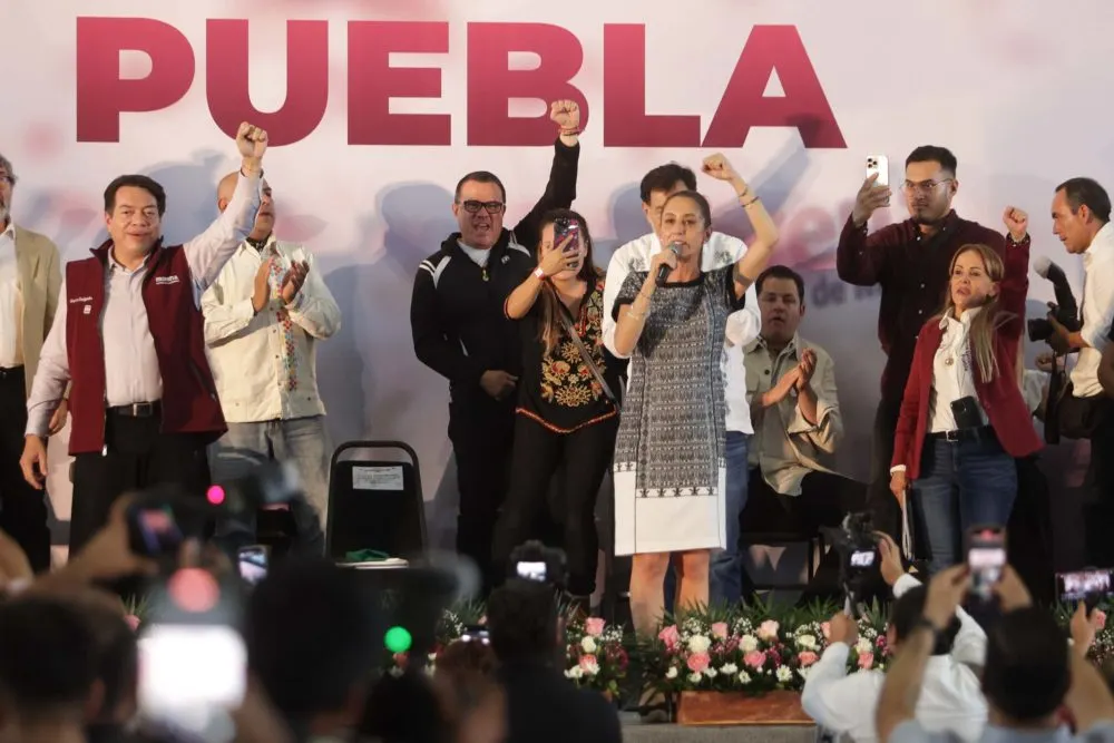 Claudia Sheinbaum en Puebla