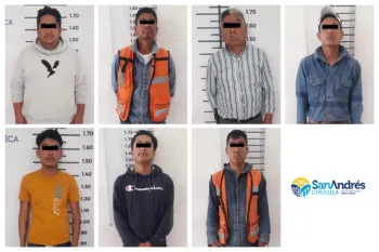 En acción coordinada, Policía y Vialidad de San Andrés Cholula detienen a 7 personas por robo