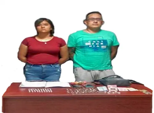 La Policía Estatal dejó fuera de operación a dos narcomenudistas y aseguró 107 dosis de droga