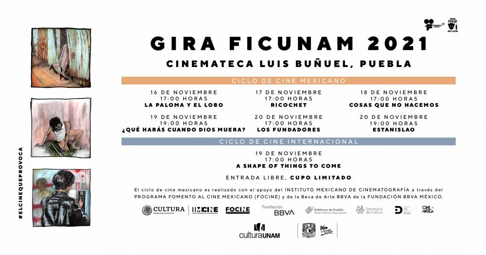 Participa Puebla en Festival Internacional de Cine UNAM 2021