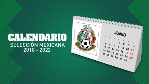 El calendario de la selección mexicana después del Mundial de Rusia