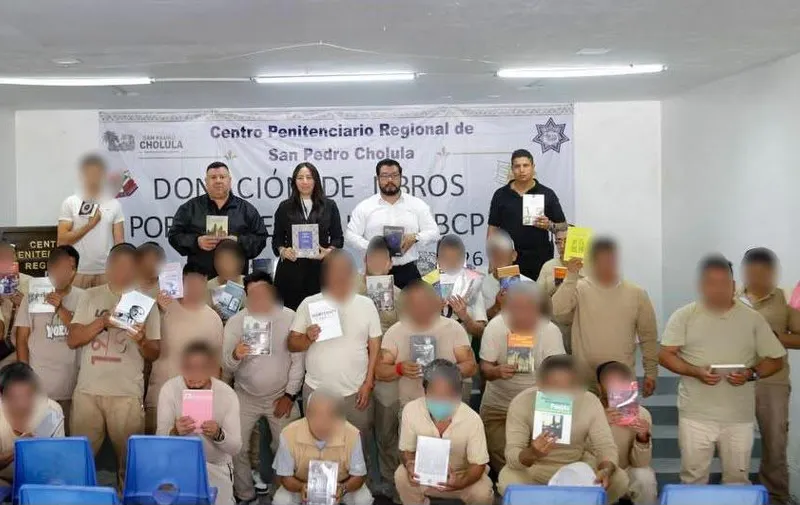 Llegan más de 9 mil 700 libros a penales de Puebla para impulsar la lectura y la educación