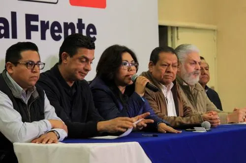 Respaldan dirigentes de “Por Puebla al Frente” a Martha Erika para que rinda protesta ante el TSJ