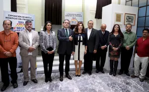 Dependencias llevan a cabo Expo Arte para becar a niños indígenas