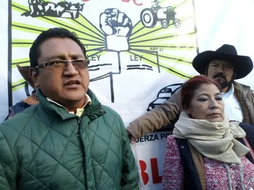 Agrupaciones Campesinas inician plantón indefinido en Sagarpa