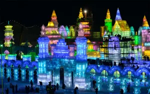 Impresionantes esculturas de hielo en China
