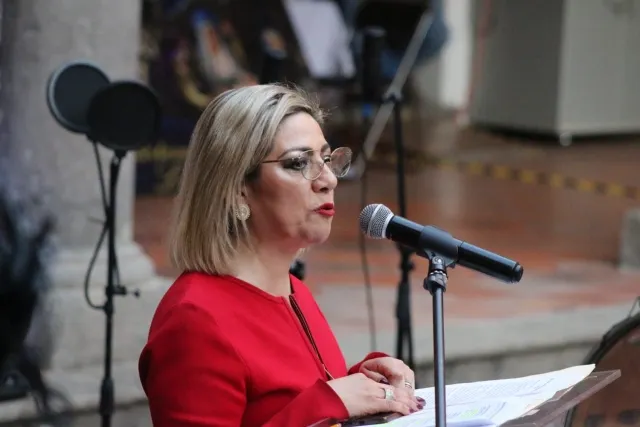 Minerva García Chávez,presidenta del Voluntariado