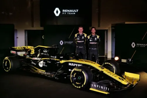Escudería Renault anuncia fecha de presentación para la temporada 2020
