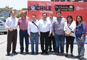 Inauguran Feria del Chile en Nogada en San Pedro Cholula
