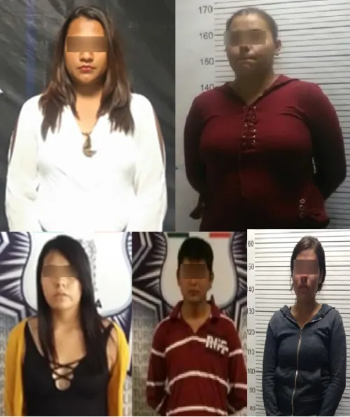SSP aseguró a cinco personas señaladas por el delito de robo