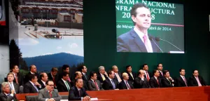 Asiste RMV a presentación del Programa Nacional de Infraestructura 2014-2018