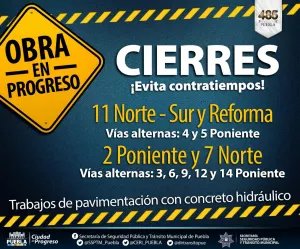 Conoce los cierres viales para este jueves