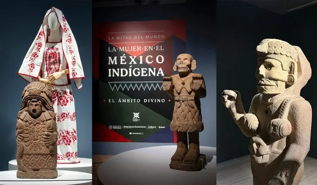 Gobierno de México inaugura en España magna exposición “La mitad del mundo. La mujer en el México indígena”
