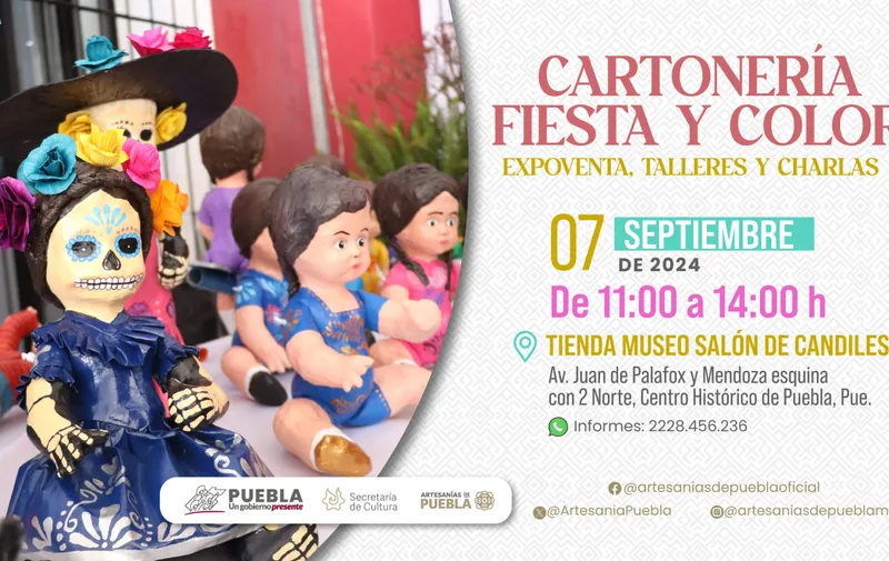 Con taller, expoventa y charlas, Secretaría de Cultura fomenta arte de cartonería