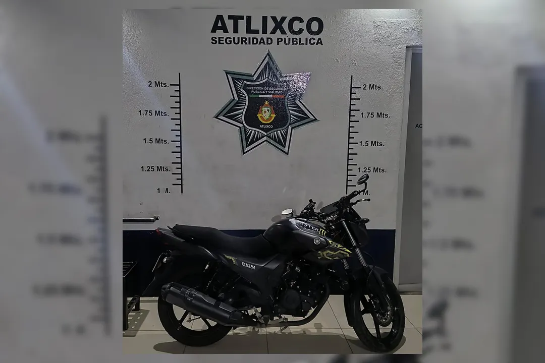 Motocicleta Recuperada Atlixco