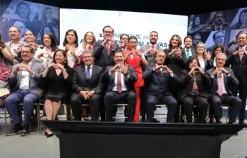 Armenta y Monreal presiden Primer Informe de actividades de las y los legisladores poblanos