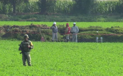 Aumentan tomas clandestinas en ductos de Pemex en Tlahuelilpan