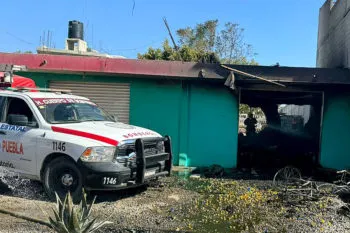 Dos personas muertas, dejó una explosión en Santo Tomás Hueyotlipan