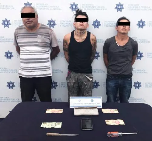 Prevalecen acciones en el combate al robo a transeúnte, detienen a cinco hombres
