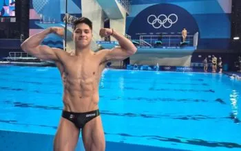 Osmar Olvera consigue medalla de bronce en trampolín individual en París 2024