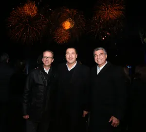 RMV recibe el 2017 en Plaza de la Victoria, acompañado de miles de familias