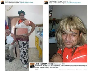 Publican fotos de líder panista con sostén, peluca y tacones