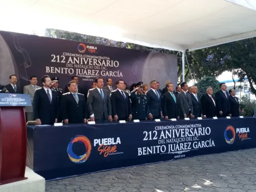 Gali encabeza ceremonia conmemorativa al Natalicio de Benito Juárez y llaman a proteger al país