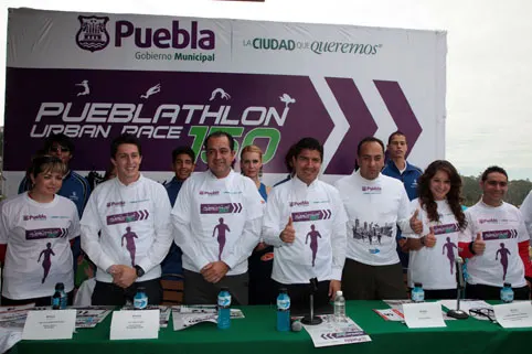 Eduardo Rivera presenta el Pueblathlon 150