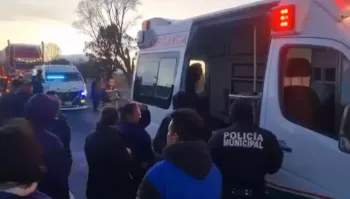 Peregrinos en bicicleta y autobús resultan heridos en dos accidentes en Tlaxcala y Puebla