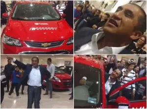 #LadyWuu recibe su auto nuevo en Guadalajara